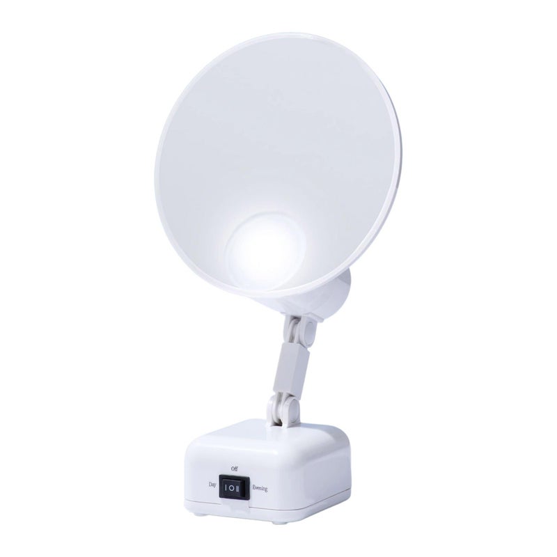 Floxite 15X Supervision Magnifying Mirror Light  Dove White - Image 1